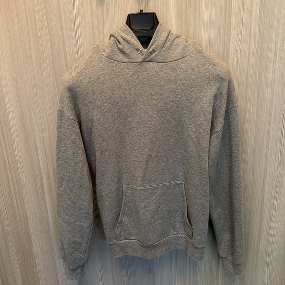 CELINE LOOSE HOODIE IN COTTON FLEECE Light Grey - Size S - Picture 2 of 6